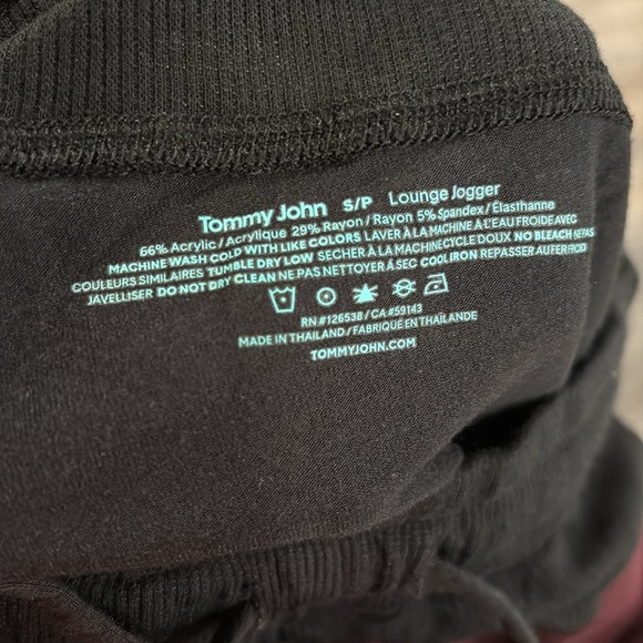 Tommy John Lounge Jogger Winetasting Women's Small - Picture 5 of 5